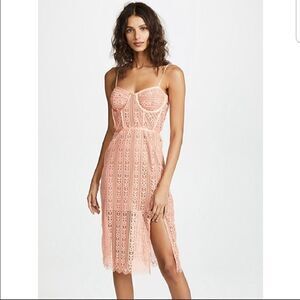 NWT! For Love and Lemons Dakota Lace Midi Dress
